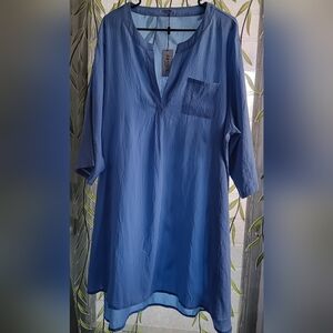 Aimage Light Blue Tunic Dress